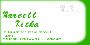 marcell kitka business card